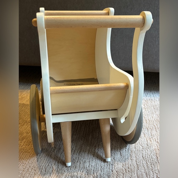 Kinderfeets Pram Walker, Toy Stroller, 2-in-1 Walker and Stroller Design - Picture 2 of 3